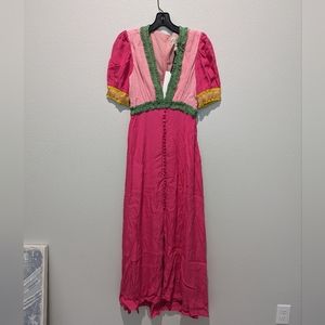 SALONI Lea Smocked Dress